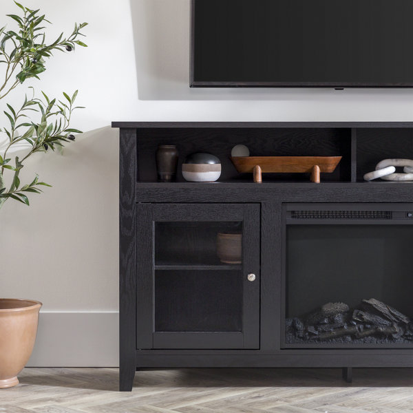 Zipcode Design™ Kohn TV Stand for TVs up to 65" with Fireplace Included